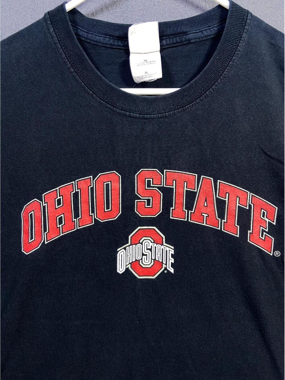 Ohio State Buckeyes Shirt Black XLarge Gildan Ultra Cotton 24x27 Football EUC! - Picture 2 of 9